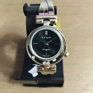 Woman's Silver Watch With moving stones